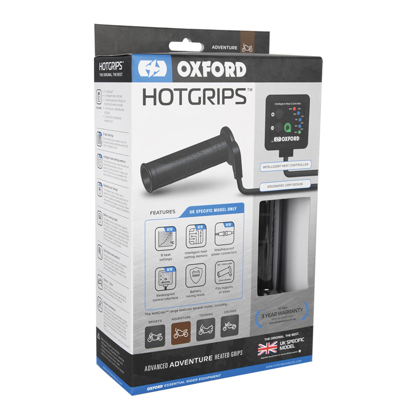 Oxford Hotgrips V8I 9 Stage Heat Controller