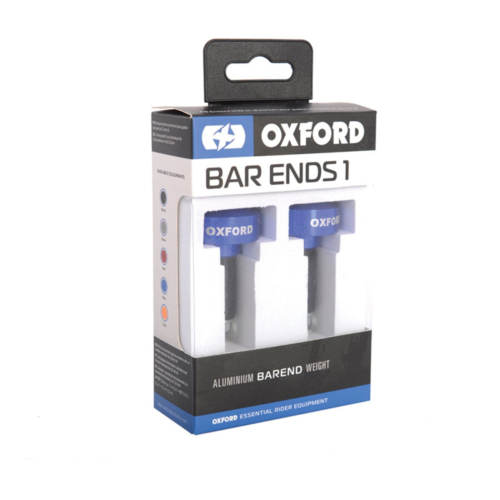 Oxford Handlebar Bar Ends Blue Oxford Australia