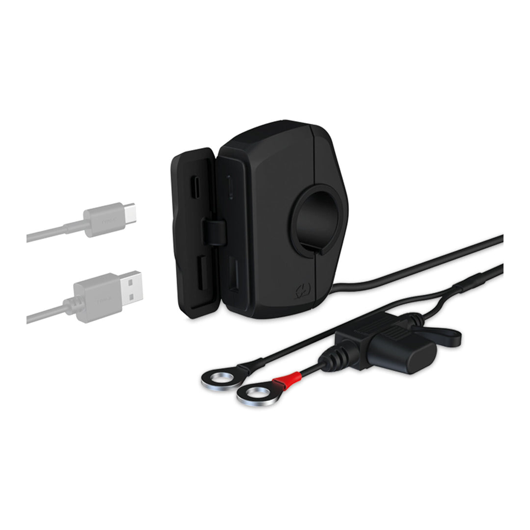 Oxford Slimline USB Type-A and Type-C 3.0 Amp Charging Kit