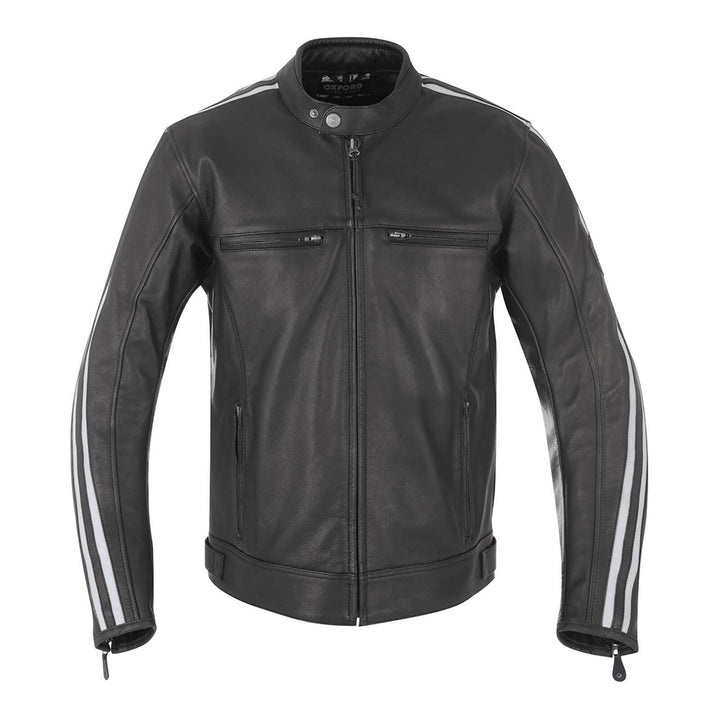 Oxford Bladon Leather Jacket - Black